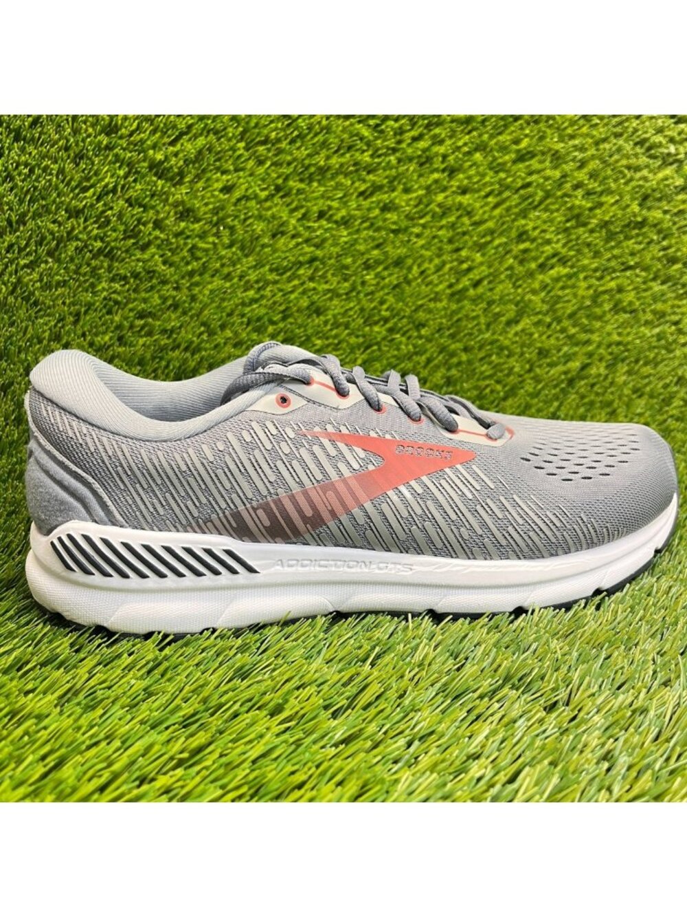 Brooks Addiction GTS 15 Mens Size 10.5EE Gray Running Walking Shoes Sneakers